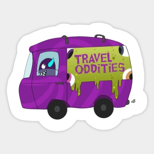 Travel Oddities Van Sticker